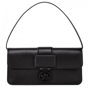 Bolsa De Hombro Longchamp Box-Trot M Shoulder bag Mujer Negras | 4237-DFBYC