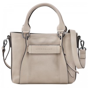 Bolsa de Mano Longchamp 3D S Mujer Gris | 7416-ANZIO