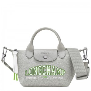 Bolsa de Mano Longchamp Le Pliage Colección XS Mujer Gris | 7403-HBZJT