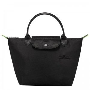 Bolsa de Mano Longchamp Le Pliage Green S Mujer Negras | 6247-FCDNZ