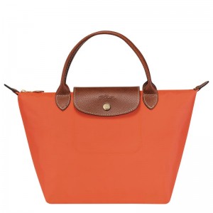 Bolsa de Mano Longchamp Le Pliage Original S Mujer Naranjas | 9860-TPNBV