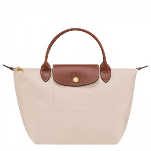 Bolsa de Mano Longchamp Le Pliage Original S Mujer Blancas | 6789-RBOQU