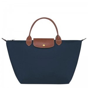 Bolsa de Mano Longchamp Le Pliage Original M Mujer Azul Marino | 3094-EGNOV