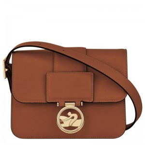 Bolsas Hombro Longchamp Box-Trot S Mujer Marrones | 2709-DAGYK