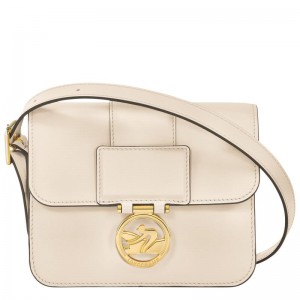 Bolsas Hombro Longchamp Box-Trot S Mujer Blancas | 1930-CYKUW