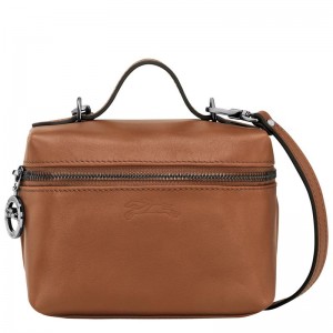 Bolsas Hombro Longchamp Le Pliage Xtra XS Vanity Mujer Marrones | 6429-AJGEY