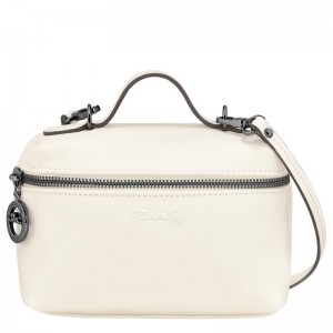 Bolsas Hombro Longchamp Le Pliage Xtra XS Vanity Mujer Blancas | 0248-AJCFP