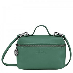 Bolsas Hombro Longchamp Le Pliage Xtra XS Vanity Mujer Verde | 7021-HIADY