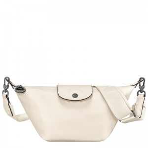 Bolsas Hombro Longchamp Le Pliage Xtra XS Mujer Blancas | 0856-JDUFI