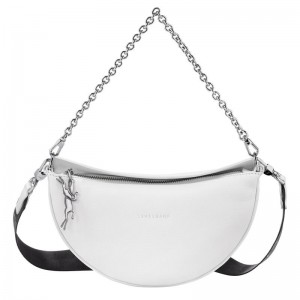 Bolsas Hombro Longchamp Smile S Mujer Blancas | 2067-IODFN