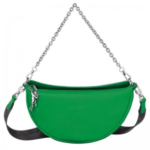 Bolsas Hombro Longchamp Smile S Mujer Verde | 3567-OBGNX