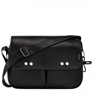 Bolsas Hombro Longchamp Très Paris M Mujer Negras | 8230-IQXMT