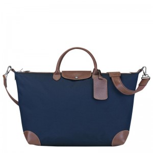 Bolsas de Viaje Longchamp Boxford S Hombre Azules | 5081-TUOKJ