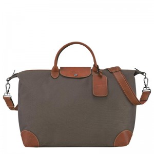 Bolsas de Viaje Longchamp Boxford S Hombre Marrones | 2473-PIKYU