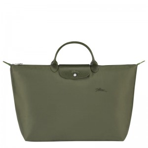 Bolsas de Viaje Longchamp Le Pliage Green S Mujer Verde | 4605-SBGQO