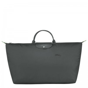 Bolsas de Viaje Longchamp Le Pliage Green M Mujer Gris | 6314-EKLTM