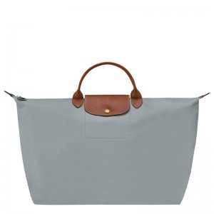 Bolsas de Viaje Longchamp Le Pliage Original S Mujer Gris | 3695-XPCRW