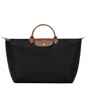 Bolsas de Viaje Longchamp Le Pliage Original S Mujer Negras | 7356-RKGMD