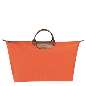 Bolsas de Viaje Longchamp Le Pliage Original M Mujer Naranjas | 8961-TWOPV