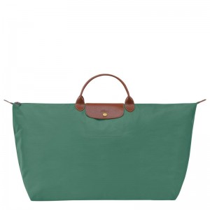 Bolsas de Viaje Longchamp Le Pliage Original M Mujer Verde | 1427-ZKVMT