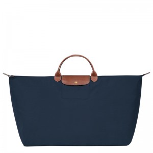 Bolsas de Viaje Longchamp Le Pliage Original M Mujer Azul Marino | 3178-XDIBH