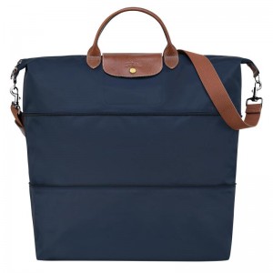 Bolsas de Viaje Longchamp Le Pliage Original expandable Mujer Azul Marino | 0469-ABGWS