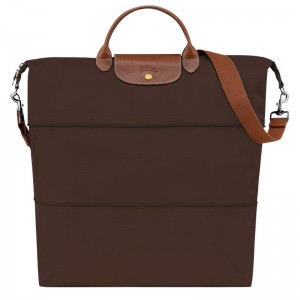 Bolsas de Viaje Longchamp Le Pliage Original expandable Hombre Marrones | 0953-EVUNS