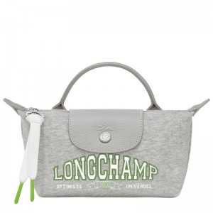 Bolso Pequeño Longchamp Le Pliage Colección Hombre Gris | 4367-GJYLZ