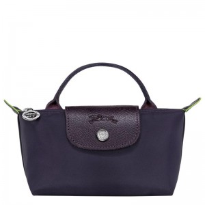 Bolso Pequeño Longchamp Le Pliage Green with handle Mujer Moradas | 3608-LYSUR