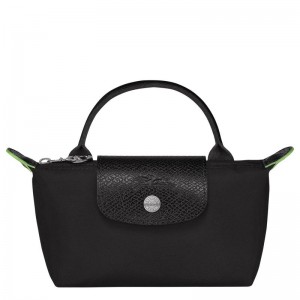 Bolso Pequeño Longchamp Le Pliage Green with handle Mujer Negras | 2481-HXPAY