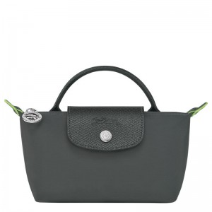 Bolso Pequeño Longchamp Le Pliage Green with handle Hombre Gris | 4951-ORAKW