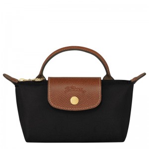 Bolso Pequeño Longchamp Le Pliage Original with handle Mujer Negras | 4291-TCZRM