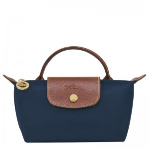 Bolso Pequeño Longchamp Le Pliage Original with handle Mujer Azul Marino | 7086-JRKWX