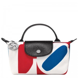 Bolso Pequeño Longchamp x Robert Indiana Mujer Blancas | 2381-FRTOK