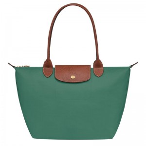 Bolso Tote Longchamp Le Pliage Original M Mujer Verde | 3516-LSFUH