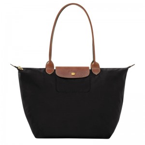 Bolso Tote Longchamp Le Pliage Original L Mujer Negras | 5794-SJZXN