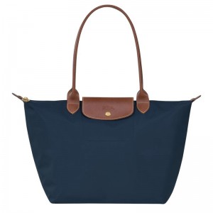 Bolso Tote Longchamp Le Pliage Original L Mujer Azul Marino | 2513-VCBTW