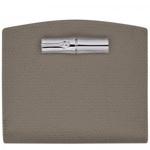 Carteras Longchamp Roseau Mujer Gris | 1390-YENUP