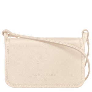 Clutch Longchamp Le Foulonné XS Mujer Blancas | 1635-ZPHCW