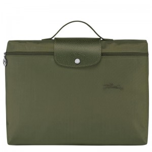 Maletín Longchamp Le Pliage Green S Hombre Verde | 4823-UNGWY