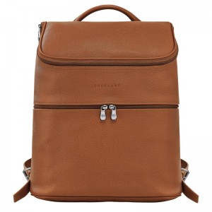 Mochilas Longchamp Le Foulonné Hombre Marrones | 6728-HWSOC