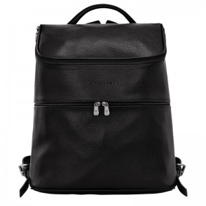 Mochilas Longchamp Le Foulonné Hombre Negras | 5062-ERBCU