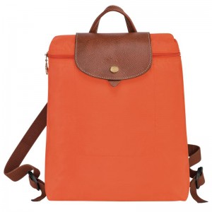 Mochilas Longchamp Le Pliage Original M Mujer Naranjas | 1692-QFESN