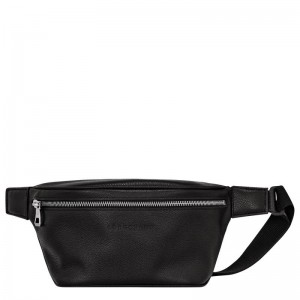 Riñonera Longchamp Le Foulonné M Hombre Negras | 0671-JOQTN