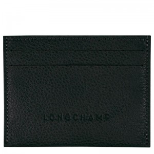 Tarjeteros Longchamp Le Foulonné Hombre Negras | 5109-OLSWE