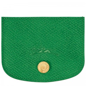 Tarjeteros Longchamp Épure Hombre Verde | 2530-GXZJK