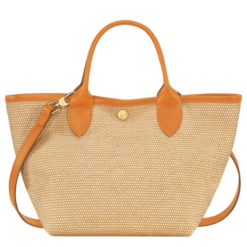 Basket Bag Longchamp Le Panier Pliage S Mujer Albaricoque Naranjas | 6491-HKOGM