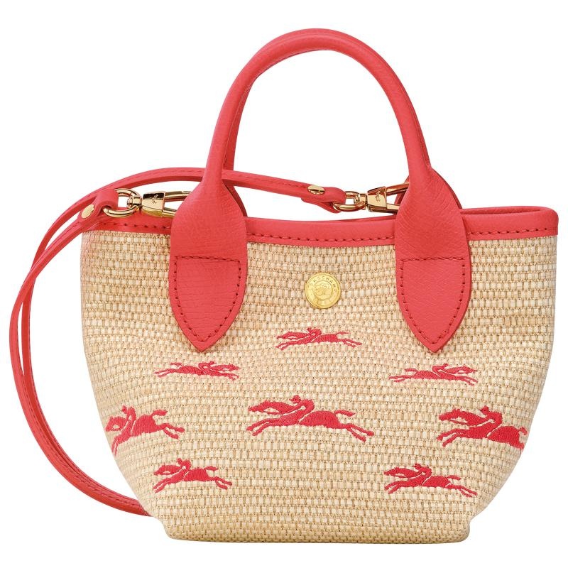 Basket Bag Longchamp Le Panier Pliage XS Mujer Rojas | 0837-YTNGM