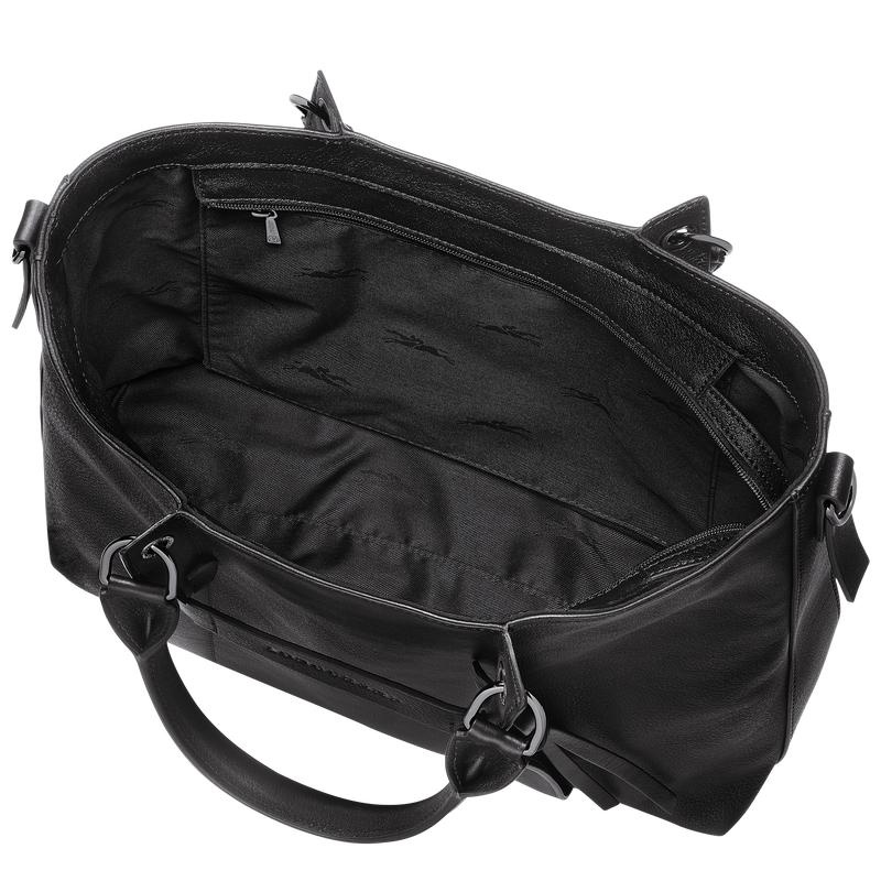 Bolsa de Mano Longchamp 3D L Mujer Negras | 8209-IWDXB