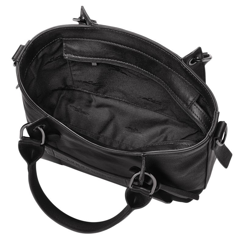 Bolsa de Mano Longchamp 3D S Mujer Negras | 2437-IZEFR